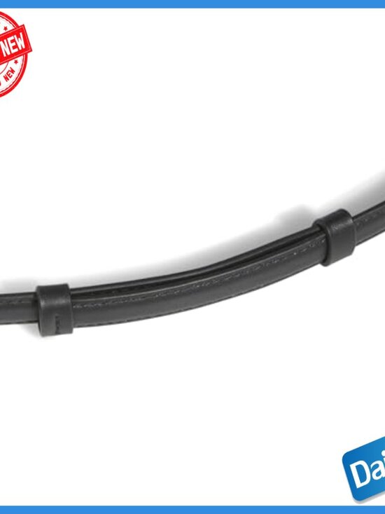 Adjustable Vegan Leather Belt with Magnetic Closure, Thin Profile